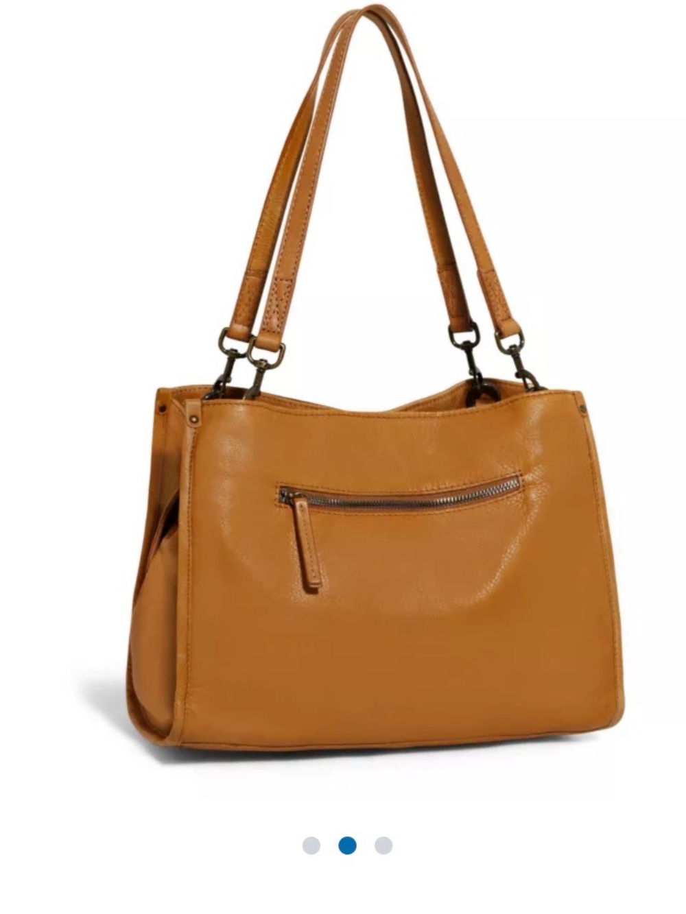 American Leather Lenox Triple Entry Satchel